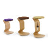 Ergonomische-design-kruk,-diverse-hoogtes Ercolino ergonomisch balans design kruk hout