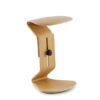 Verstelbare-design-kruk-Ercolino-eiken Ercolino verstelbaar balans krukje, eiken hout