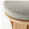 Ercolino balans kruk zitting grijs Ercolino detail zitting