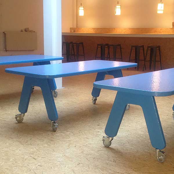 is meer dan uitstulping Automatisch Picknick on Wheels blauw – TAFELdesign.nl