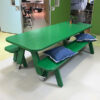 Picknick on Wheels verrijdbare tafel groen